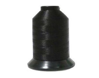 BLACK - Size D - Nymo BONDED Nylon Beading Thread 1584 Yard Cone