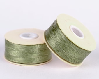 1 x NEW 2024 NEW LEAF - Nymo Size D Nylon Beading Thread 64 Yards Each Bobbin