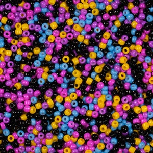 11/0 Toho and Miyuki - Vaporwave Retrowave Mix #CM16 Japanese Seed Beads EXCLUSIVE MIX