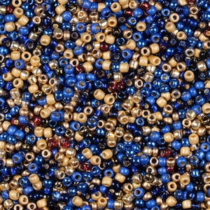 11/0 Toho and Miyuki - Ancient Egyptian Pharaoh Mix #CM6 Japanese Seed Beads EXCLUSIVE MIX