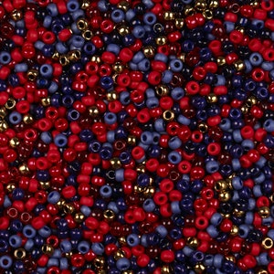 11/0 Toho and Miyuki - Wild Berry Mix #CM11 Japanese Seed Beads EXCLUSIVE MIX