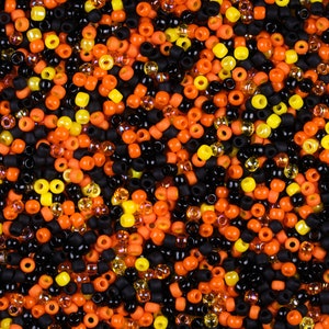 11/0 Toho and Miyuki - Classic Halloween Mix #CM21 Japanese Seed Beads EXCLUSIVE MIX
