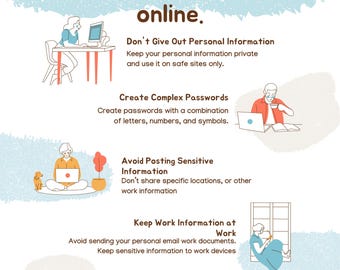 Cyber Awareness - Think Before Sharing (PNG and PDF Print)