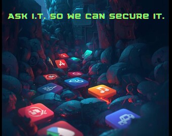 Cyber Awareness - Shadow IT (PNG and PDF Print)