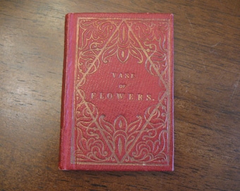 Miniature Book "Vase of Flowers" by Anna Elizabeth 1851