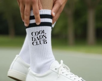 Dads Club Tennissocken, Bio-Baumwollmischung, Vatertagsgeschenk