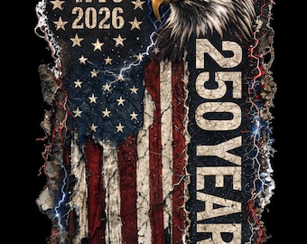 Camiseta regata comemorativa dos 250 anos da águia, camiseta do 250º aniversário dos EUA, estampa patriótica de águia, regata "América 1776-2026", camiseta masculina para o Dia da Independência.