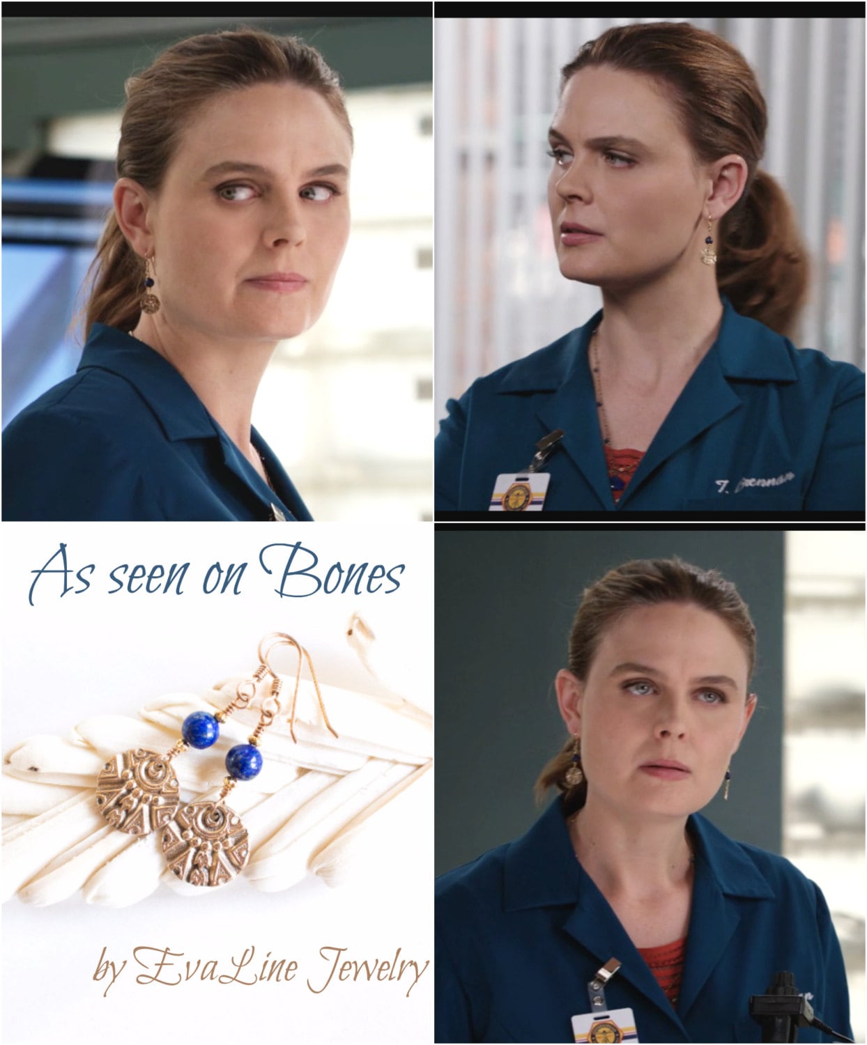 As Seen on Bones as Seen on Dr Brennan Emily Deschanel Etsy