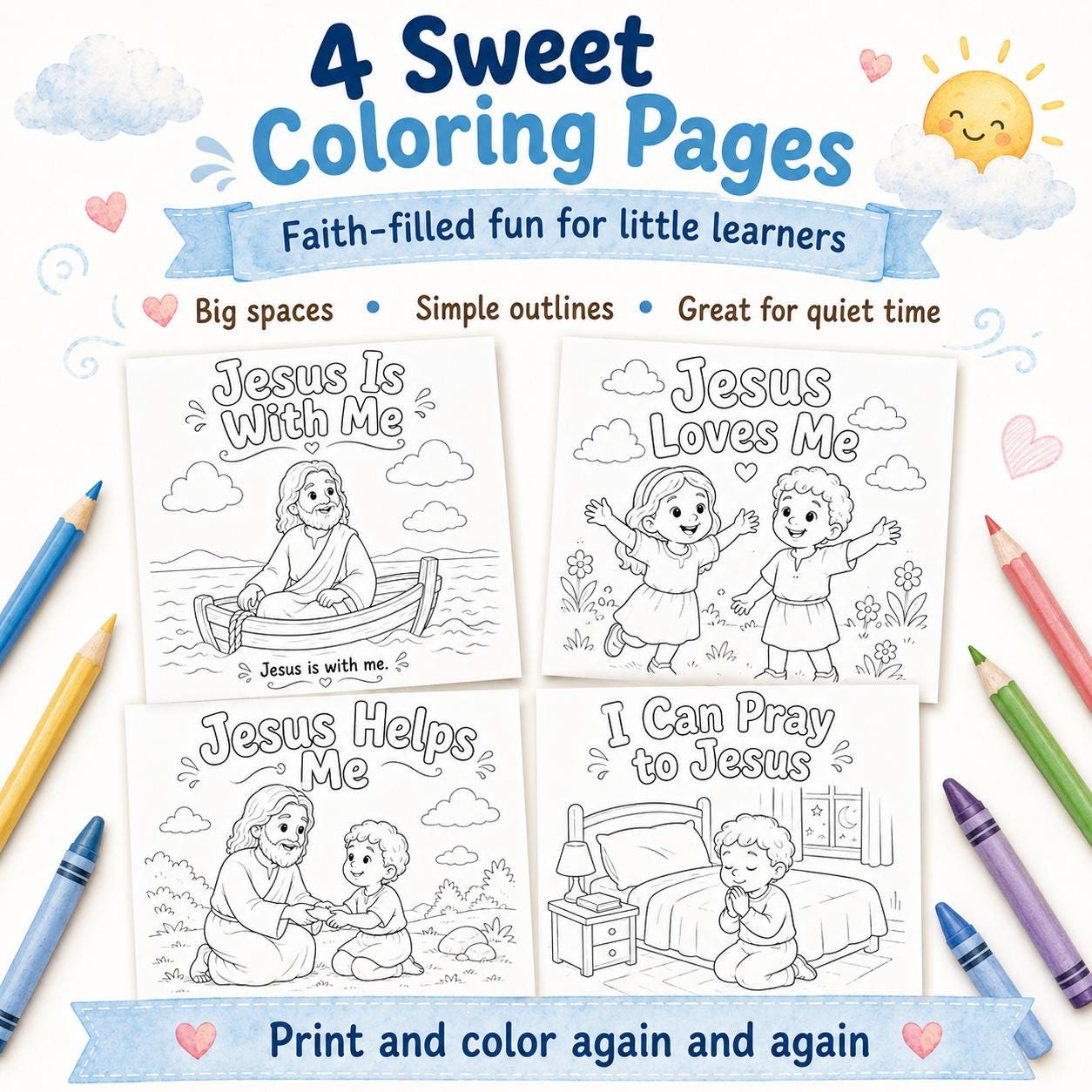 Jesus Calms the Storm Bible Activity Pack - Etsy