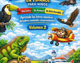 Amazing Animals Coloring Book, Vol 2 An Illustrated Alphabet with Amazing Facts for Children.