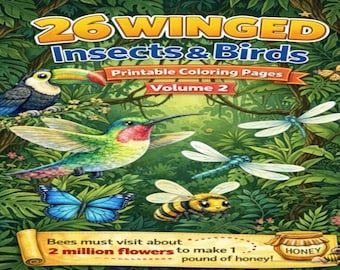 Coloring book of lying animals, 26 pages to print, with an incredible fact.