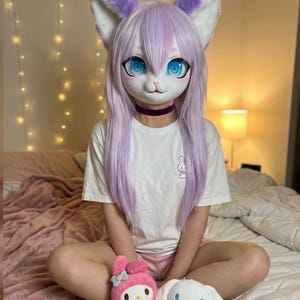 Kigurumi mask lock - Etsy 日本