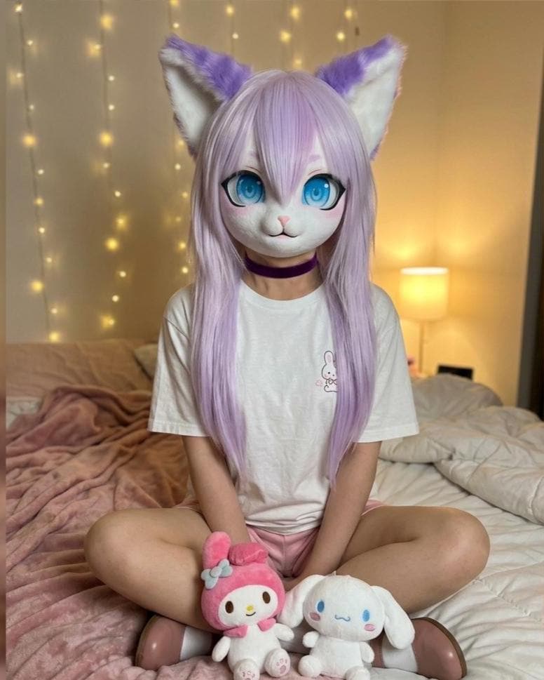 kigurumiマスク完成品 Amazon.co.jp: [タイヤン] Resin Female Cosplay Anime Kigurumi Mask