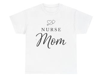 T-shirt met moeder van een verpleegster | T-shirt met stethoscoophart