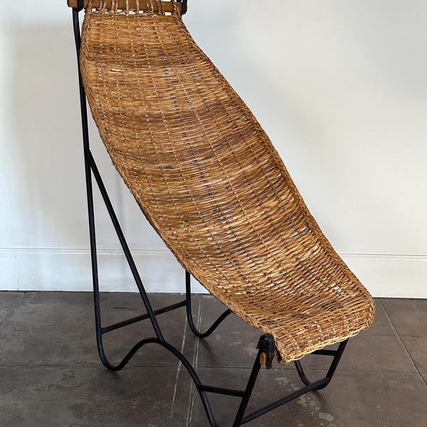Vintage 1950’s french rattan chair