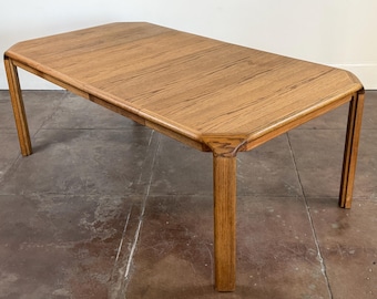 Vintage 1970's Lou Hodges Oak Dining Table