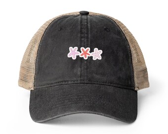 Women's Washed Mesh-Back Cap