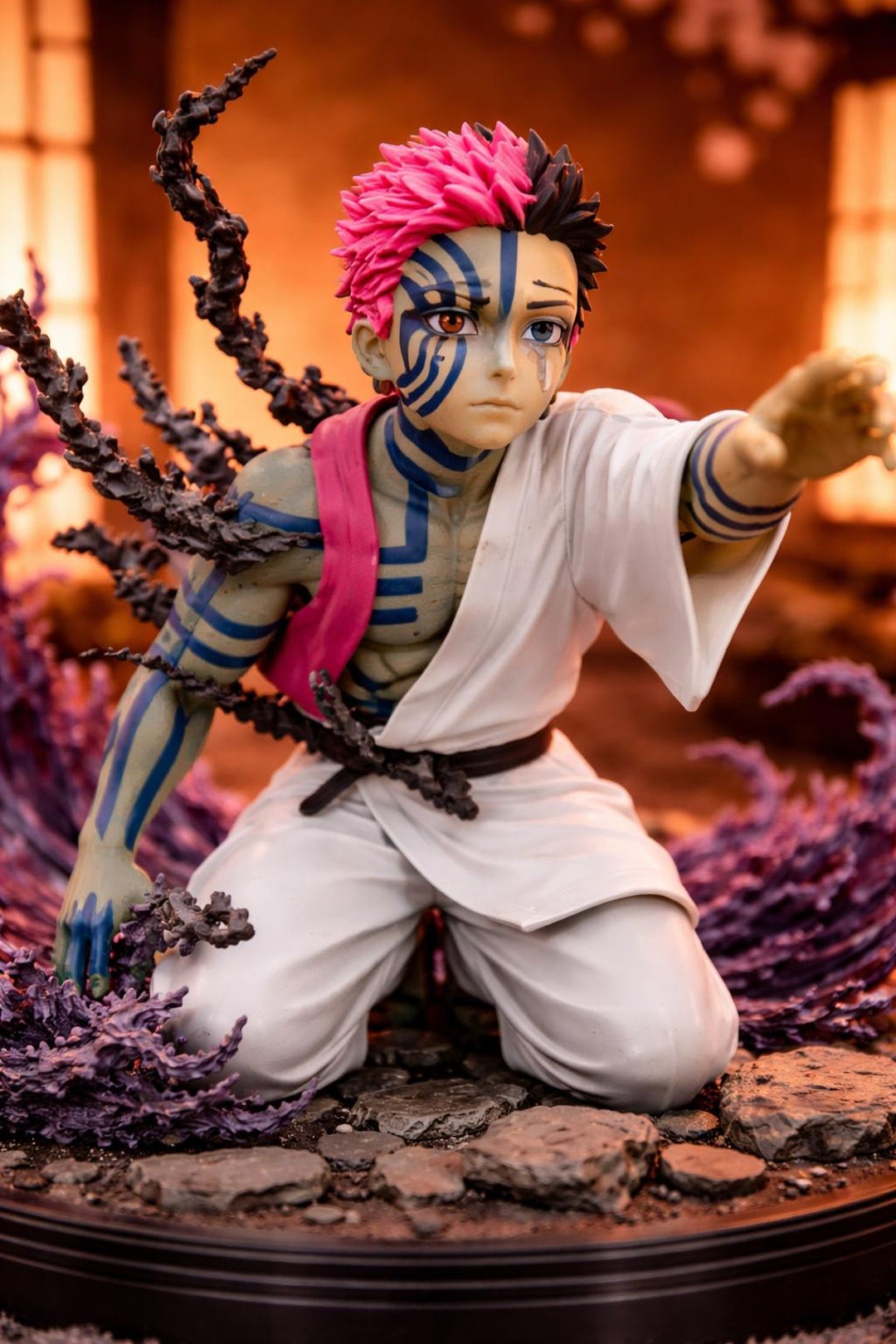 Akaza Demon Slayer Figure, Kimetsu No Yaiba Anime Collectible - Etsy ...