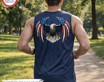 America 250 Tank Top | Patriotic Eagle, USA 2026