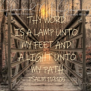 Psalm 119:105 Your Word Is A Lamp Digital Wall Art, Bible Verse Wall Art, Christian Wall Decor Print, Printable Wall Art, Scripture Posters