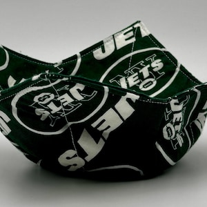 New York Jets Bowl Cozy – Microwave Safe Cotton Soup Holder