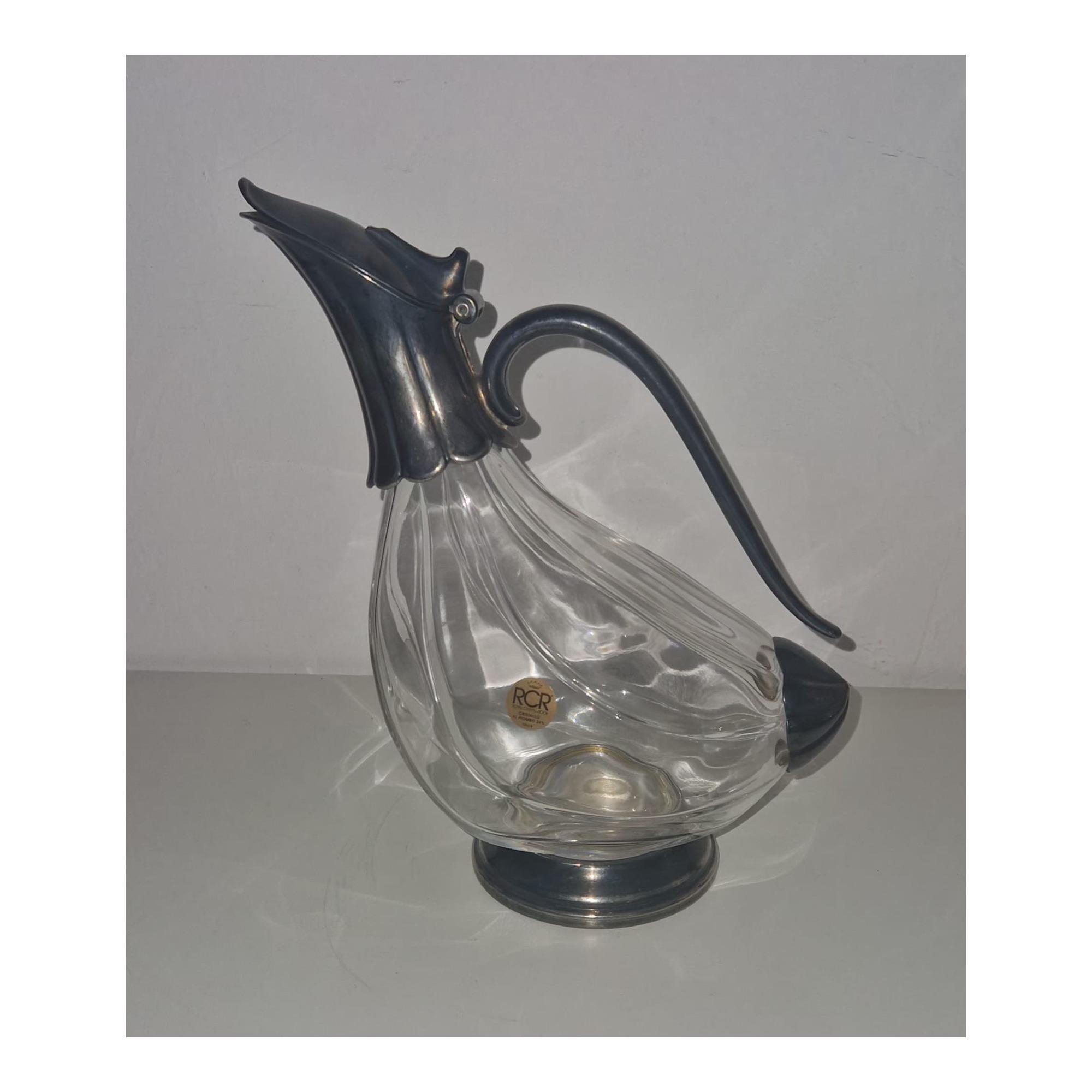 ヴィンテージRCR CRYSTAL クリスタル ダックピッチャー Rcr Pitcher - Etsy