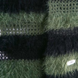 Mohair Blend Crochet Scarf, 210cm image 10