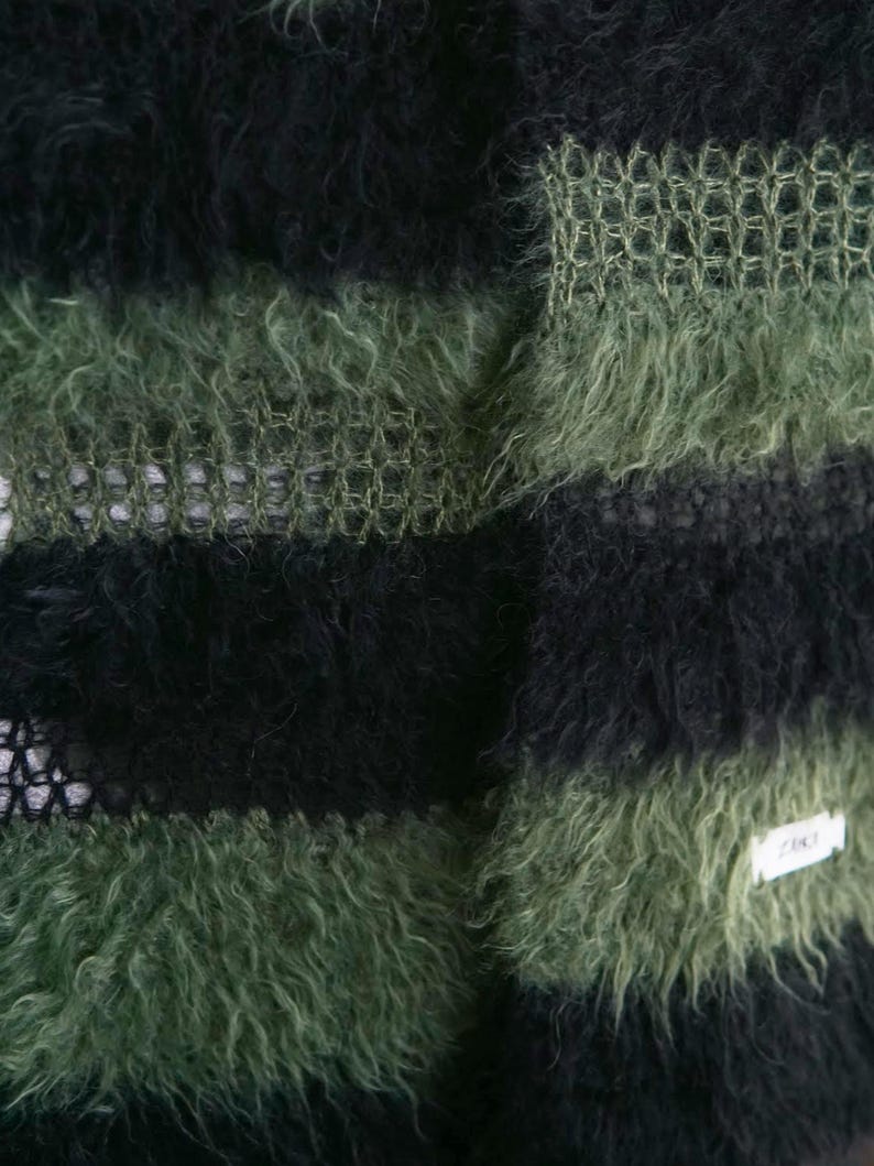 Mohair Blend Crochet Scarf, 210cm image 10