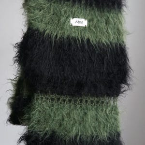 Mohair Blend Crochet Scarf, 210cm image 9