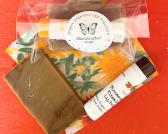 Pumpkin Pie Spa Gift Set, Pumpkin Pie, Pumpkin Spa Set, Spa Gift Set, Soap Gift Set, Lip Balm Gift Set, stocking stuffer, womens spa gift