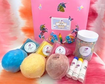 Unicorn Spa Party Gift Set, Unicorn Spa Set, Unicorn Party Set, Unicorn Gift Set, Unicorn Bath Set, Unicorn Spa Gift, Unicorn Gift for Her