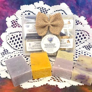 Lavish Lavender Soap Spa Gift Set, Lavender Soap Gift Set, Soap Spa Gift Set, Soap Gift Set, Organic Soap Set, stocking stuffer, Gift Set