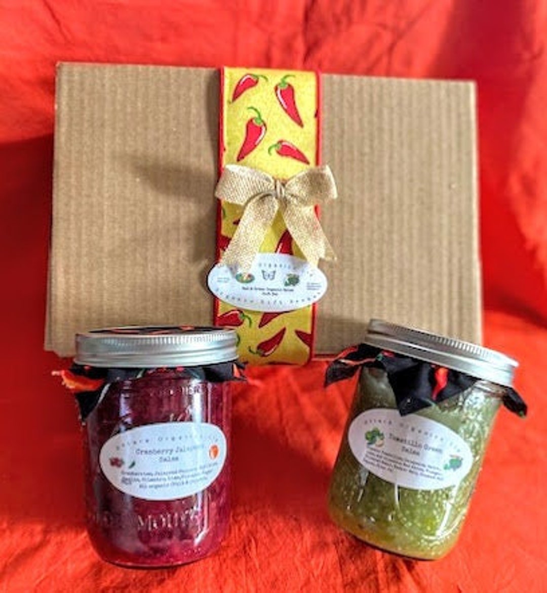 Gourmet Salsa Gift Set, Homemade Salsa, Gourmet Food Gift, Organic Food