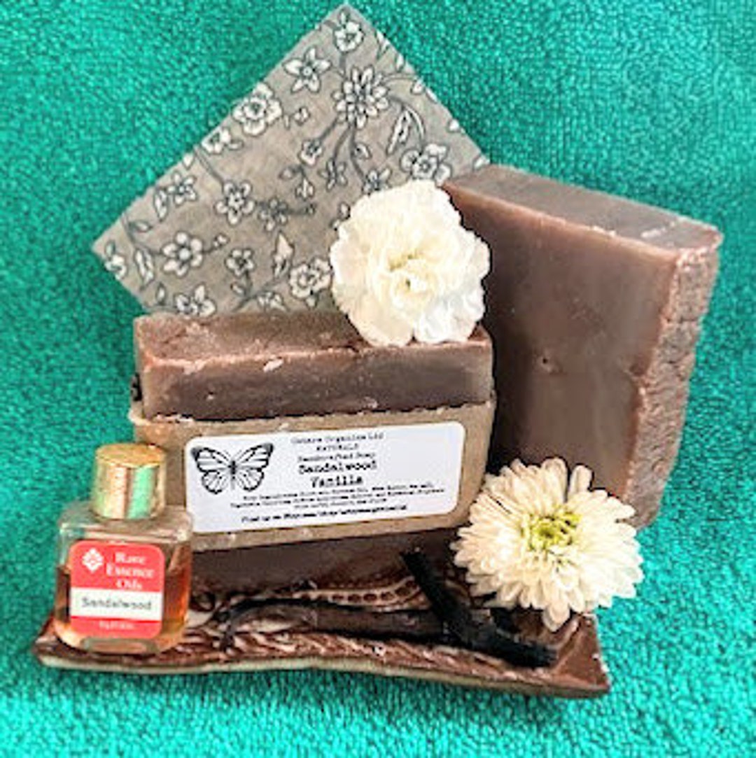 Sandalwood Soap, Sandalwood Vanilla, Essential Oil Soap, Organic Soap ...