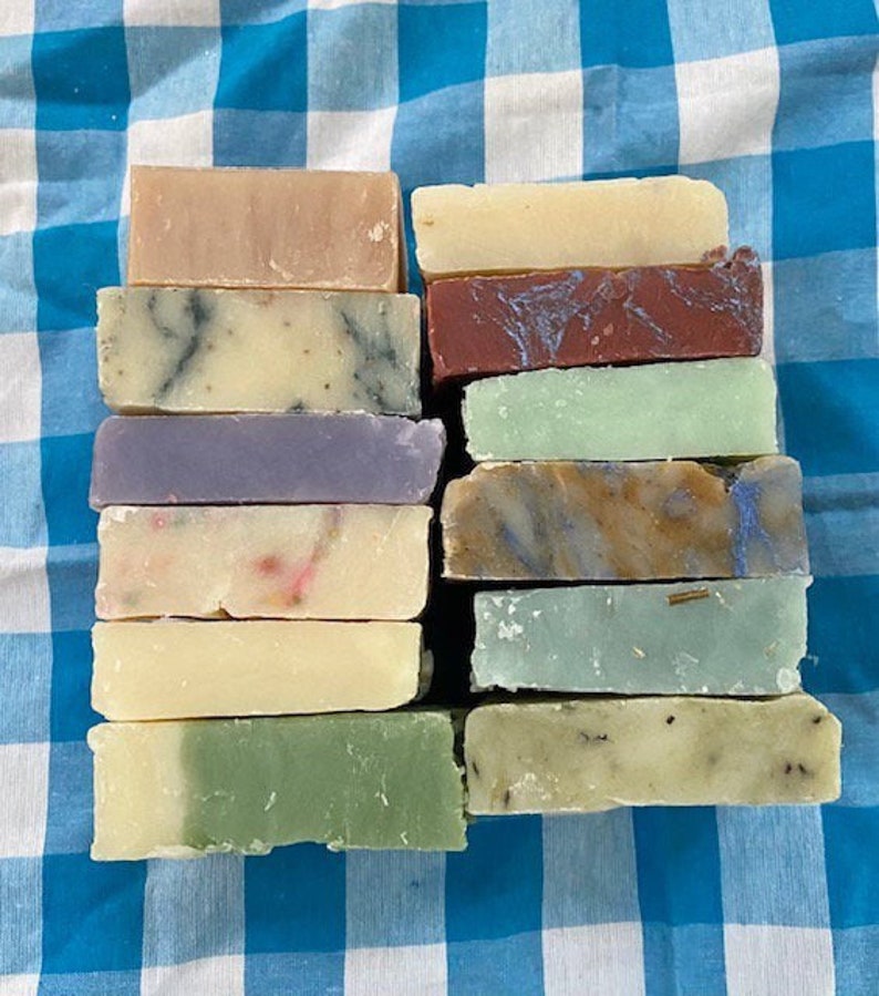 10 Clearance Soap Bars, Overstock Soap Bars, Discount Soap Bars, Bulk organic soap, Bulk natural Soap, Bulk Soap Bars, 10 Soap Bars, Soap image 1