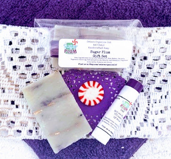 Sugar Plum Spa Gift Set Sugar Plum Stocking stuffer mini Etsy