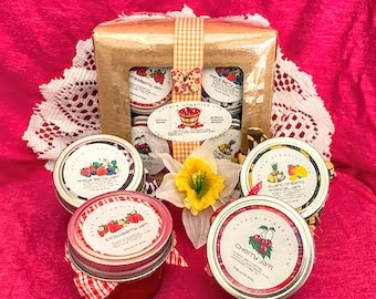 Gourmet Jam Gift Set, Organic Jam Gift Set, Gourmet Food Gift, Organic Food Gift, Food Gift Box, Gourmet Jam Set, Organic Jam, Gourmet Jam