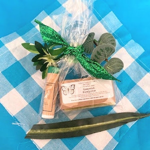Spearmint Gift Set, Spearmint Eucalyptus, Spearmint Spa Set, Mens Spa Gift Set, Bath Gift Set, Gift for Him, Mint Spa Set, Stocking stuffer