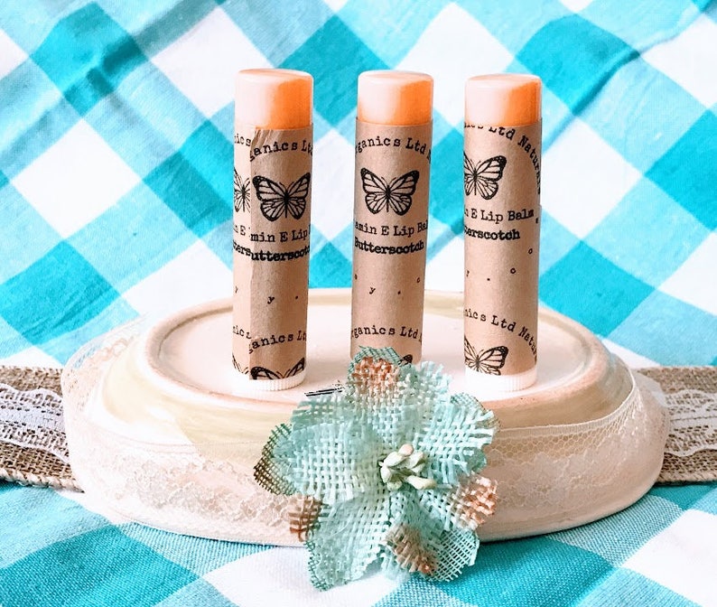 Butterscotch Lip Balm, Butterscotch Chapstick, Natural Lip Balm, Natural Chapstick, Organic Lip Balm, Organic Chapstick, Gift for him, gift image 1