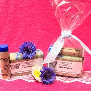 Clean Cotton Gift Set, Clean Cotton, Spa gift set, Gift Set, Bath Gift Set, Spa Set, Natural Gift Set, Organic Gift Set, stocking stuffer