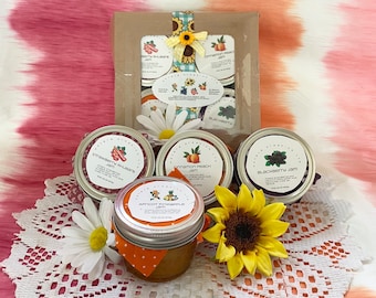 Gourmet Jam Gift Box, Organic Jam Gift Box, Gourmet food gift, Organic Food gift, jam gift box, food gift box, homemade jam set, organic jam