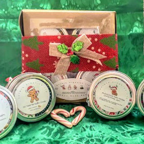 Gourmet Jam Gift Box, Holiday Jam Gift, Food Gift Set, Gourmet Jam, Organic Jam Set, Christmas Jam Gift Set, Gourmet food Gift, Jam Gift Box