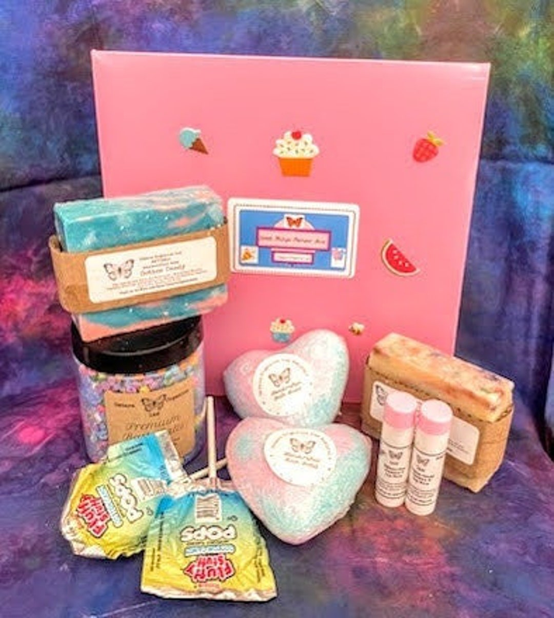 Cotton Candy Spa Gift Set Candy Spa Set Teen Spa Gift Set Etsy