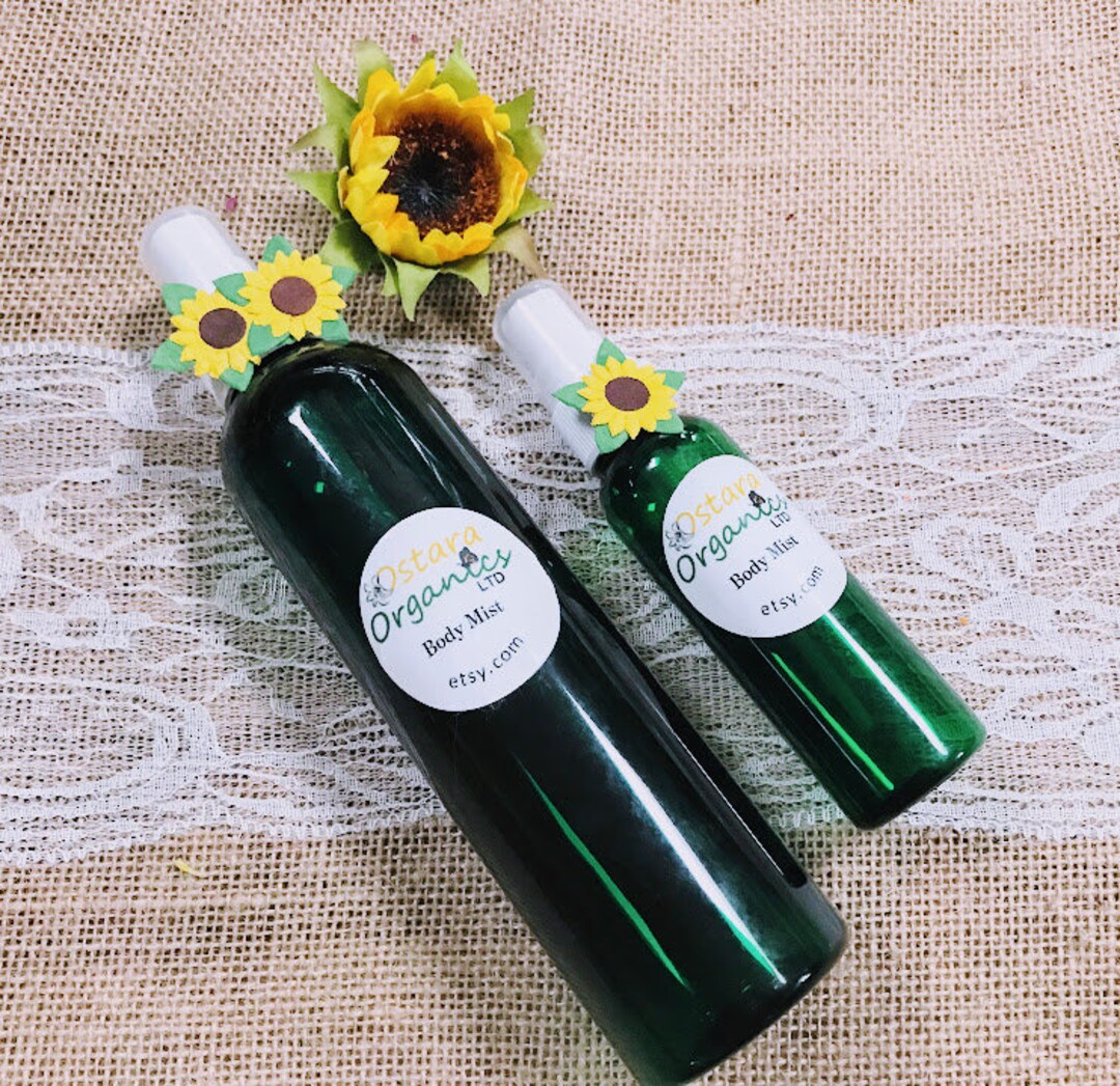 Sunflower Body Mist, Sunflower Body Spray, Sunflower, All Natural