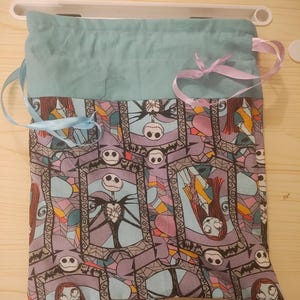 Nightmare Before Christmas Drawstring Bag image 1