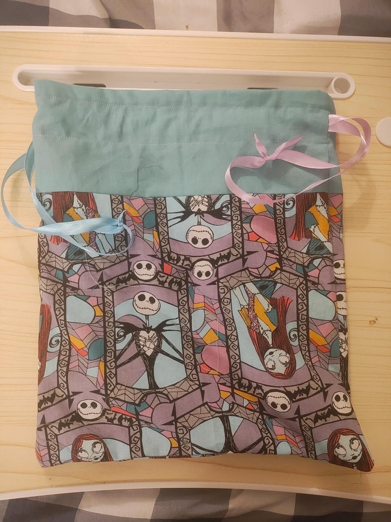 Nightmare Before Christmas Drawstring Bag image 1
