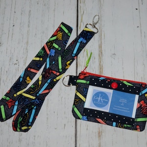 ID Wallet, Teachers Zip Pouch, Coin Pouch, ID Pouch, Lanyard, Pouch and Wristlet, Grab and Go Wallet, ID Wallet & Wristlet, Badge Pouch