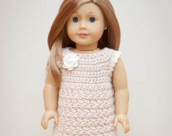 DIY-Crochet Pattern-The Kinsley Dress for 18" Dolls (fits American Girl Dolls)-Instant Digital Download