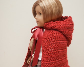 Crochet Little Red Riding Hood  18" Doll Pattern- INSTANT DOWNLOAD