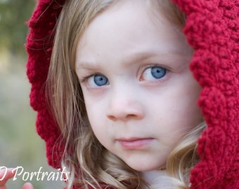 Crochet Little Red Riding Hood pattern- Permission to sell finished product-INSTANT DOWNLOAD